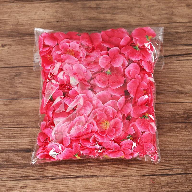 100 conjuntos de caixas de presente simuladas de flores de pêssego, decorações de festas, flores - Image 1