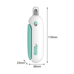 Nail Clippers com orifício ajustável para evitar excesso de corte, Ferramentas profissionais de higiene, Pet Nail Trimmer, Cat and Dog Care - Image 5