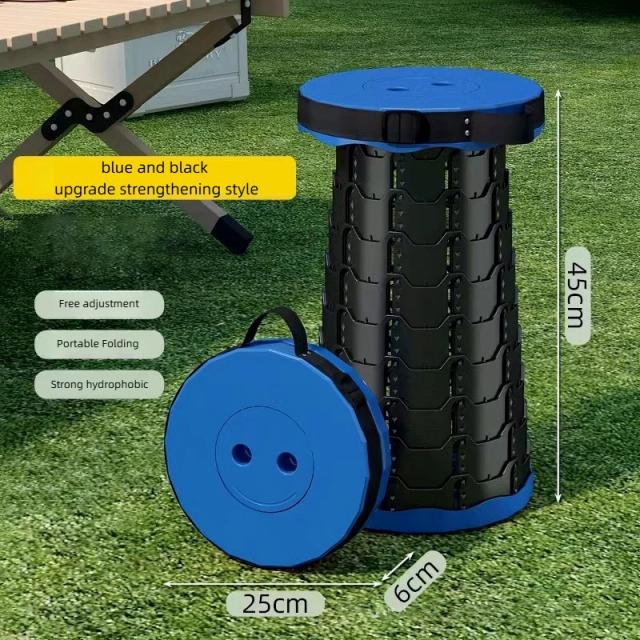 Banquinho Dobrável Retrátil Portátil para Camping e Pesca - Cadeira Ajustável para Diversas Ocasiões ao Ar Livre