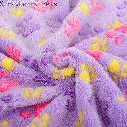 Cama para cães e gatos, cobertor de flanela super macio para animais de estimação, quente e macia, capa para cama de dormir para cães pequenos e médios - Image 3