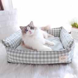 Sofá interior cama para dormir para cães e gatos, Puppy House, canil para cães pequenos e médios, móveis, acessórios para animais - Image 2
