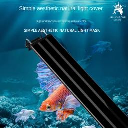 Luz LED para aquário, iluminação do aquário, quatro fileiras de luzes mutáveis da cor, suporte grama, vermelho, verde, azul, 220V - Image 2