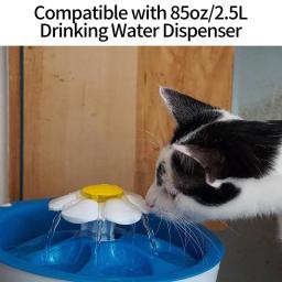 Pet bebendo esponja filtro, distribuidor de água para gatos e cães, saudável, fonte acessórios, 1pc, 4 pcs - Image 2
