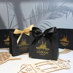 Caixas de Presente para Celebrações Muçulmanas, Ramadã Islâmico, Kareem, Festas Iftar, Elegante, Guarda-chuva Mubarak Candy - Image 1