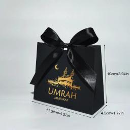 Caixas de Presente para Celebrações Muçulmanas, Ramadã Islâmico, Kareem, Festas Iftar, Elegante, Guarda-chuva Mubarak Candy - Image 6