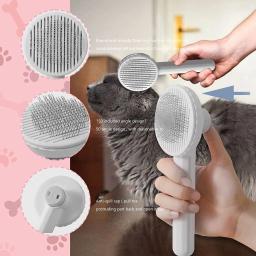 Pente Depilante para Animais de Estimação, Escova de Higiene para Gatos, Removedor de Cabelo Pet, Cachorro e Gatinho - Image 2
