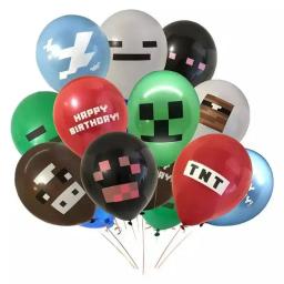 Conjunto De Louça Descartável Para Crianças, Copos De Papel E Pratos, Tema De Pixel, Festa De Aniversário - Image 2