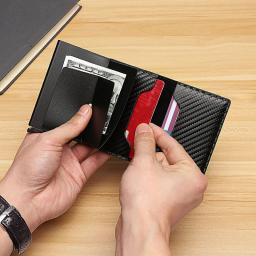 Porta-cartões de alumínio para homens e mulheres, bolsa de luxo, estilo britânico, carteira de negócios, cartão de crédito, nota, 2022 - Image 3