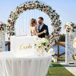 Caixa De Cartão De Convite De Casamento Branco, Envelope De Recepção, Caixa De Recebimento De Cartão De Dinheiro Para Graduação, Reuniões De Festa - Image 2
