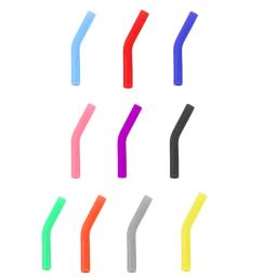 10 peças pontas canudos metal borracha grau alimentício cobre pontas canudo silicone adequadas apenas para - Image 1