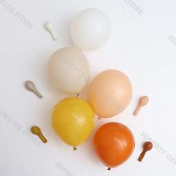 Balões retrô personalizados para decoração de festa, guirlanda de balão, arco, chuveiro de bebê, casamento, aniversário, mostarda, amarelo, laranja, branco, 5 ", 10", 12 ", 18" - Image 2