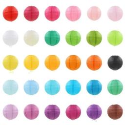 Lanternas de papel chinesas para crianças, suprimentos para festivais, decoração de aniversário, festa de casamento, artesanato DIY, lanterna lampion, 1pc, 10-40cm - Image 1