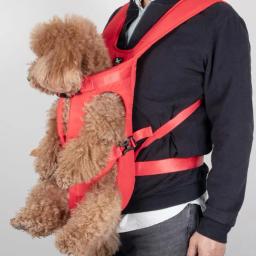 Ótimo pet saco engrossado esponja pet transportadora confortável para usar impermeável fácil de usar frente-enfrentando mochila cão - Image 2