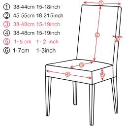 18 cores capa de cadeira de veludo estiramento capas de cadeira de jantar elástico macio antiderrapante assento slipcover para sala estar cozinha casamento - Image 2