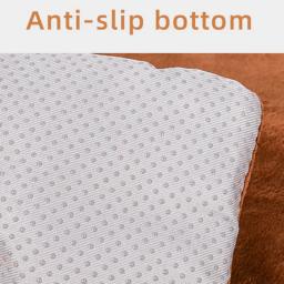 Cama de flanela para animais de estimação, tapete de inverno quente, suprimentos térmicos, almofadas impermeáveis para cães e gatos idosos - Image 5
