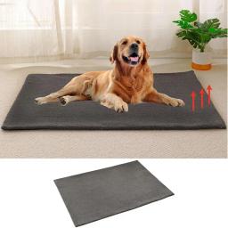 Tapete térmico de flanela auto-aquecido para animais, almofada quente, cama de gato, suprimentos para cachorros, inverno - Image 1
