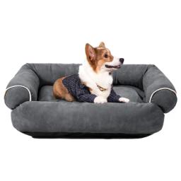 Cão ortopédico sofá cama antiderrapante respirável luxo almofada de cama para animais de estimação cão travesseiro cama de dormir para grande média sma - Image 1