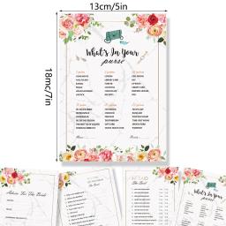 Festa de casamento e chuveiro da noiva Jogo, A & A cartões, 10 convidados Noiva Jogo do chuveiro, seu razoável da noiva, 4 jogos, 40PCs - Image 5