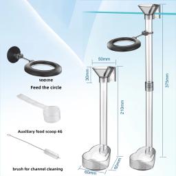 Multifuncional Aquarium Fish Alimentador Kit Tubo, Grande Capacidade, Food Dispenser, Tanque Acessórios, Pet Supplies - Image 1