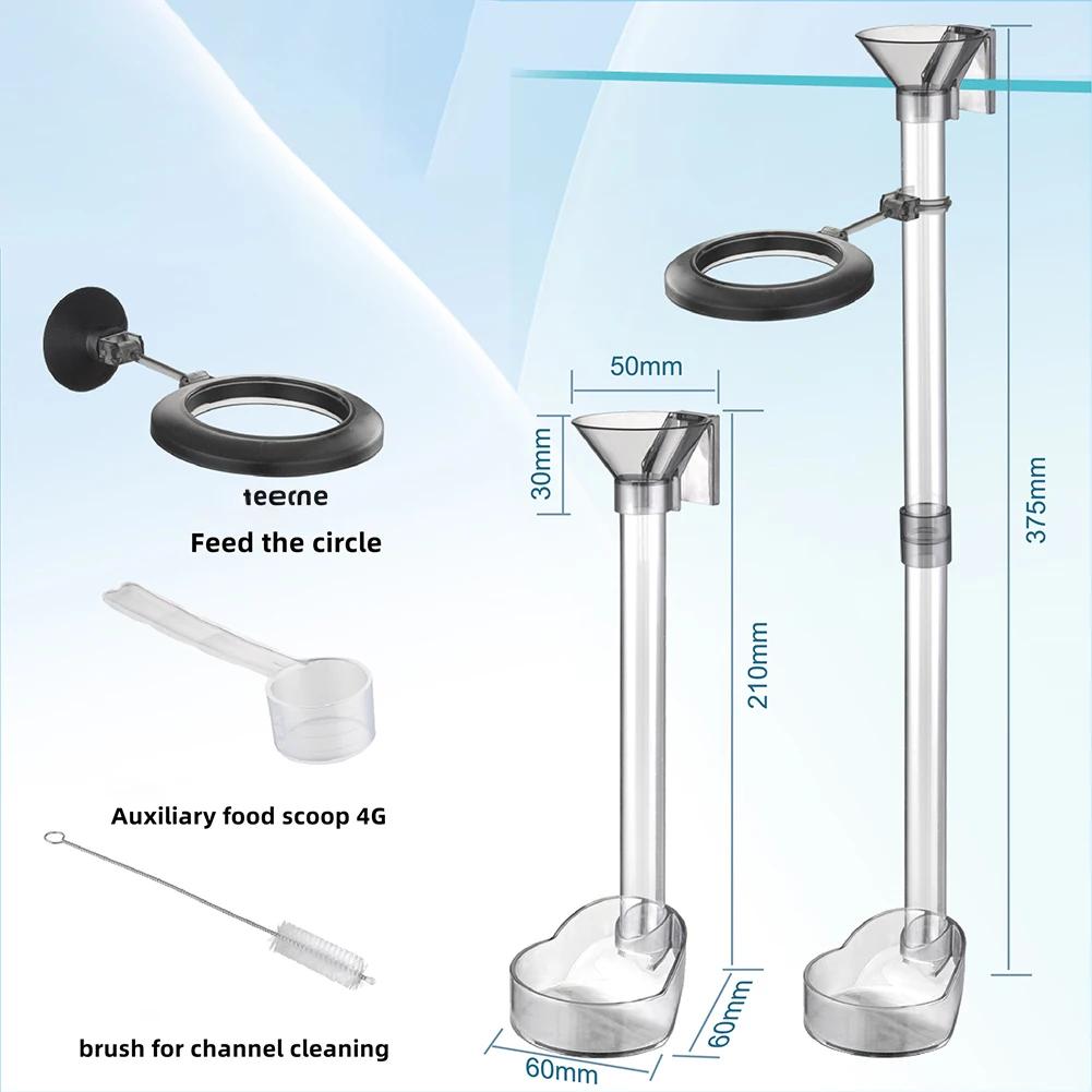 Multifuncional Aquarium Fish Alimentador Kit Tubo, Grande Capacidade, Food Dispenser, Tanque Acessórios, Pet Supplies - Image 1