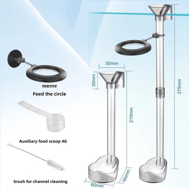 Alimentador Multifuncional para Peixes de Aquário com Grande Capacidade - Acessórios Essenciais para Tanques e Suprimentos para Pets