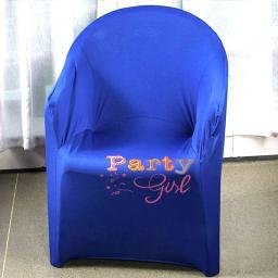 Plástico lycra elastano braço cadeira capa casamento capas de cadeira para festa de evento decoração do hotel - Image 5