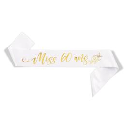 Faixa de aniversário para mulher 18 20 30 40 50 60 th decoração de festa de aniversário (8*90cm) - Image 6