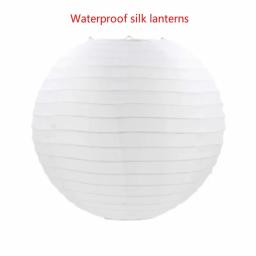 Lanternas de papel chinesas brancas para crianças, casamento, festa de aniversário, decoração DIY, festival lampion, bola impermeável, decoração do Dia das Bruxas - Image 3