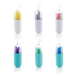 Reutilizáveis Canudos Retas de Silicone com Estojo, Beber Palha, Escova de Limpeza Set, Festa, Bar, Dobrável, Portátil, Ao ar livre, Acessório - Image 6