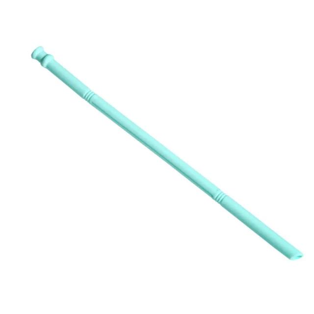 Canudos de silicone coloridos e comestíveis, retos e curvos, flexíveis e longos para festas e crianças