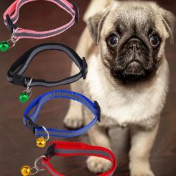 Coleira Reflexiva Patch para Pet, Colar Luminoso para Gatos, Teddy Bomei, Acessórios para Cães Pequenos, Campainha - Image 1