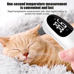 Termômetro digital para cão e gato orelha, sem contato eletrônico, muito preciso, pet fornecimentos - Image 1