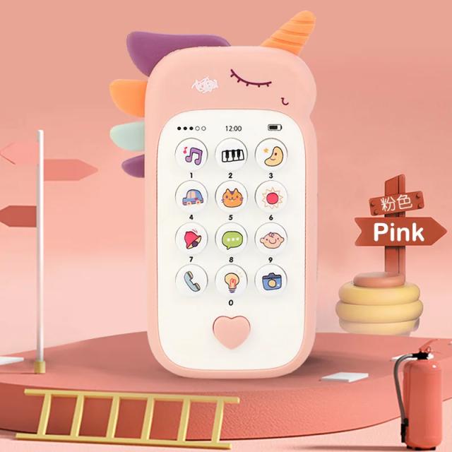 Brinquedo Telefone Musical Bebê Sons e Mordedor 8cm