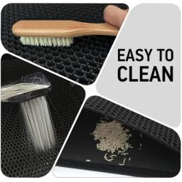 EVA Dupla Camada Cat Litter Mat, Tapete De Areia, Bacia do lixo do gato, EVA Pet Nest - Image 4