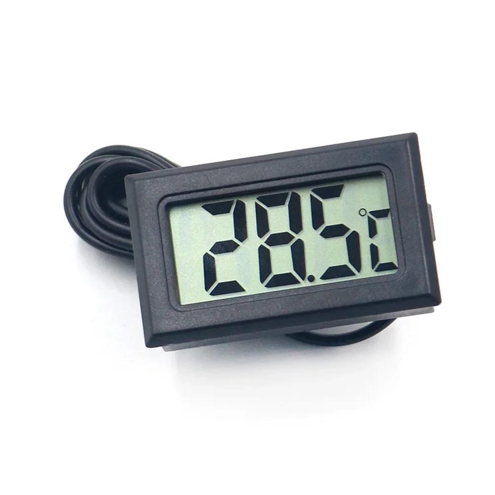 Termômetro digital para aquário, medidor eletrônico peixe, Sonda de aço inoxidável, Acessórios tanque, Frigorífico Thermistor Sensor - Image 1