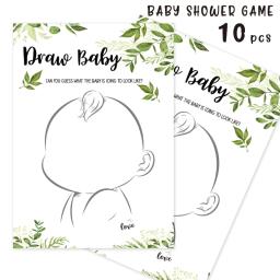 10pcs Baby Shower Previsão e Conselhos Cartões Que Conhecem Mamãe Fun Fácil de Jogar Jogo para Festa de Aniversário Atividades Fornecimento - Image 2