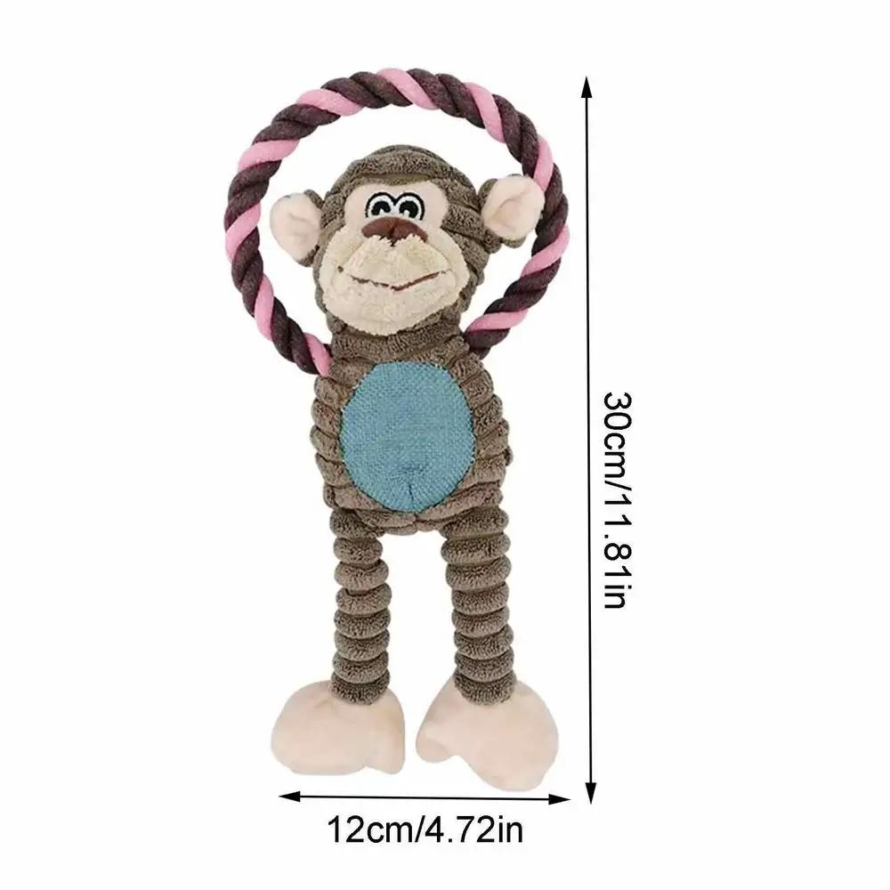 Brinquedos de dentição de pelúcia para animal de estimação, Brinquedos interativos dos desenhos animados para gato e cachorro, Fácil de limpar, Não perde cor - Image 1