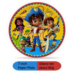 Santiago dos Mares Copo De Papel Descartável Dos Desenhos Animados e Prato, Decorações De Festa Suprimentos, Comunhão De Aniversário, Brinquedo De Presente De Batismo para Crianças - Image 3