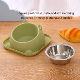 Fun Shaped Anti Tipping Cat Bowl com água adicionada, prevenir formigas, design separável para fácil desmontagem e lavagem - Image 5