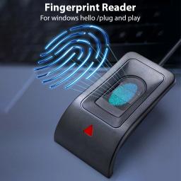 Fingerprint Reader Desktop Biometric Scanner, USB, Operação Livre, Senha, PC, Laptop - Image 6