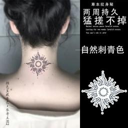 Tatuagem Temporária Adesivos para Homens e Mulheres, Guitarra Elétrica, Braço, Arte Herbal, Impermeável, Punk, Falso, Durável, Adesivo - Image 3