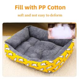 Colchão quente para dormir para animais de estimação, cama de gato, sofá-cama para cães grandes, canil para cães pequenos e médios e grandes, cachorro e gatinho, tamanho grande - Image 4