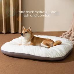 Almofada de Forma Oval para Cães Grandes, Cama Confortável para Cães, Camas Laváveis para Caixas, Frete Grátis - Image 3