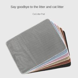 EVA-Double Layer Cat Litter Pad, impermeável, antiderrapante, filtro de areia, gatinho, cão, lavável, fácil limpeza, acessórios para animais - Image 5