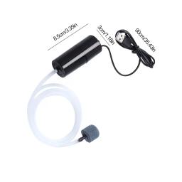 Bomba de oxigênio silenciosa para aquário, bomba de oxigênio portátil, carregamento mini usb, piscicultura, suprimentos para aquário, pequeno - Image 6