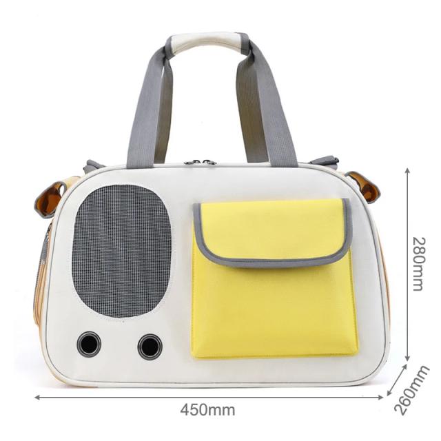 Bolsa de Transporte Portátil e Dobrável para Cães e Gatos Ideal para Viagens e Atividades ao Ar Livre
