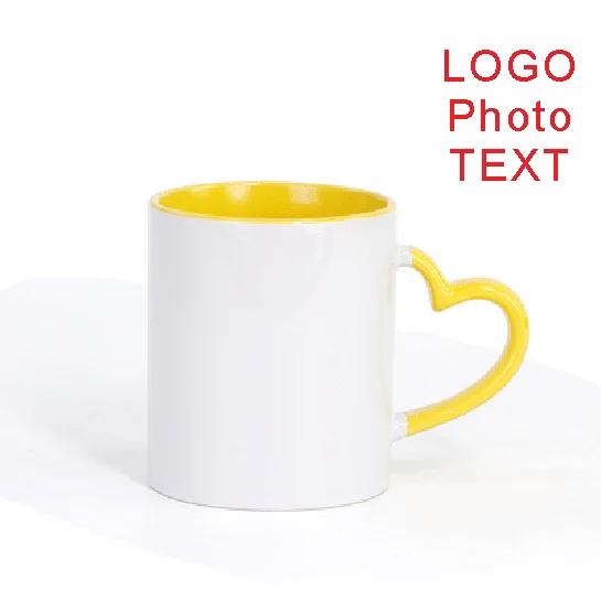 Caneca de Cerâmica Personalizada 350ml - Imprima Sua Imagem, Foto ou Logotipo para um Presente Criativo e Bonito