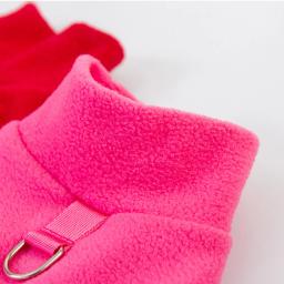 Vestido monocromático de gola alta Fleece Pet, Pulôver para cães pequenos, vestido de princesa, bolsos clássicos, roupas de gancho - Image 6