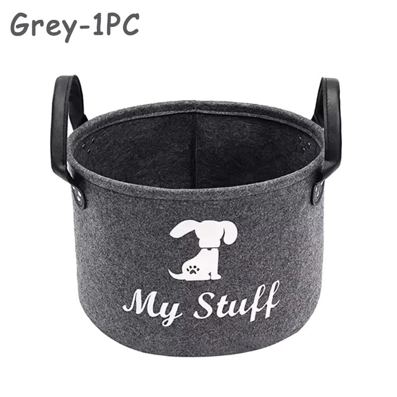 Felt Toy Storage Box para Animais de Estimação, Acessórios para Cães, Roupas, Diversos, Organizador, Ferramentas para Casa, Fornecimento, 1 Pc, 3 Pcs, 5Pcs - Image 1
