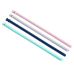 Canudos de silicone com reto e curvo, produto comestível, colorido, para festa, bar, acessórios, longos e flexíveis, para crianças - Image 2